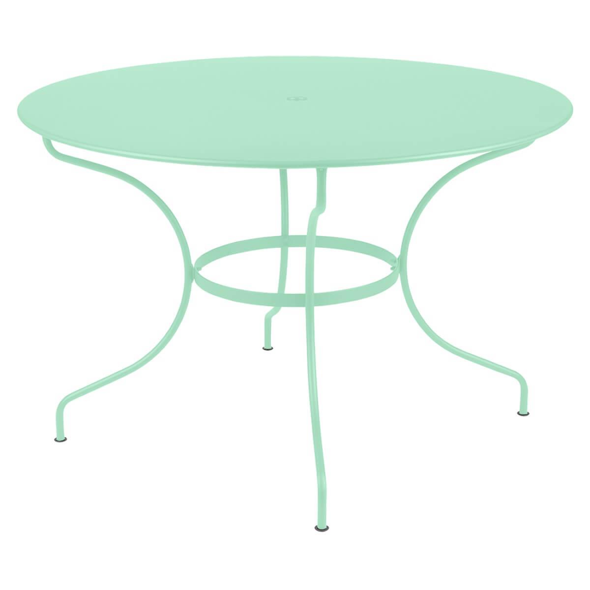 Table ronde 117cm OPERA + Fermob vert opaline