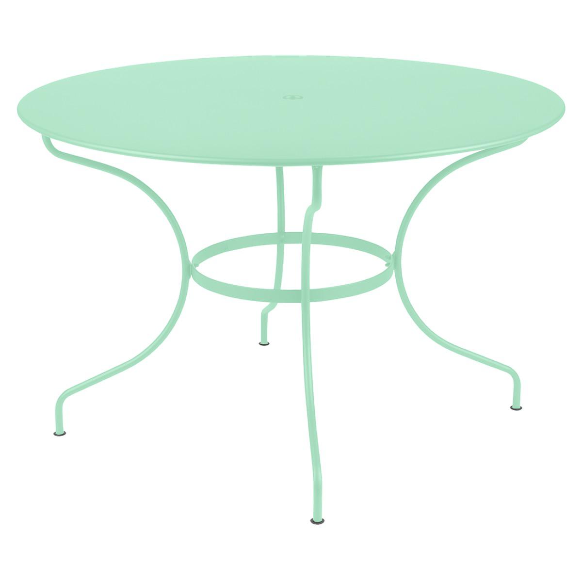 Table ronde 117cm OPERA Fermob vert opaline