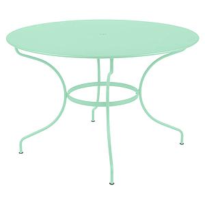 Table ronde 117cm OPERA + Fermob vert opaline
