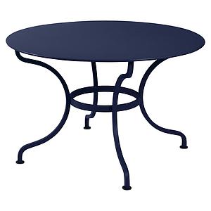 Table ronde 117cm ROMANE Fermob bleu abysse
