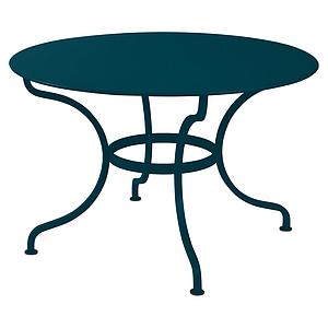 Table ronde 117cm ROMANE Fermob bleu acapulco