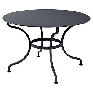Table ronde 117cm ROMANE Fermob carbone