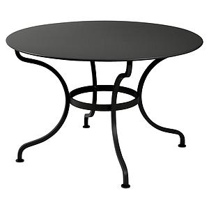 Table ronde 117cm ROMANE Fermob réglisse