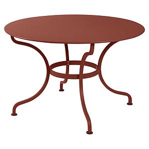Table ronde 117cm ROMANE Fermob rouge ocre
