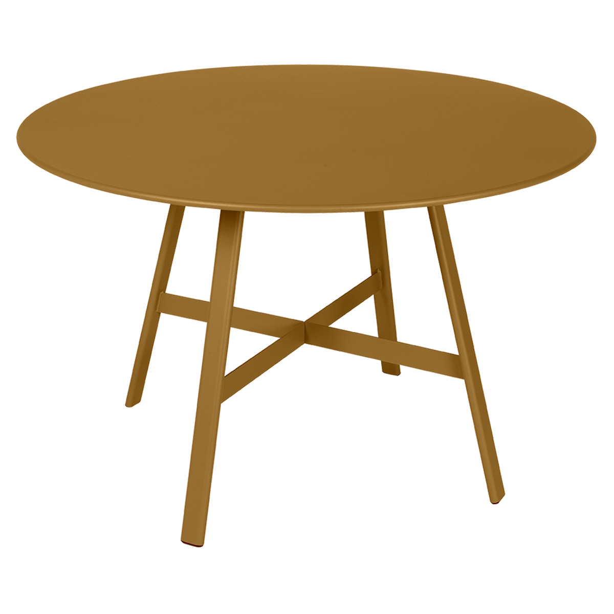 Table ronde 117cm SO'O Fermob pain d'épices 