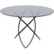 Table ronde 120cm MOLEKULAR Kare Design noir