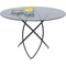 Table ronde 120cm MOLEKULAR Kare Design noir