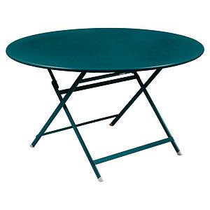Table ronde 128cm CARACTERE Fermob bleu acapulco