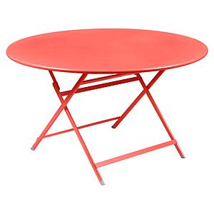 Table ronde 128cm CARACTERE Fermob capucine