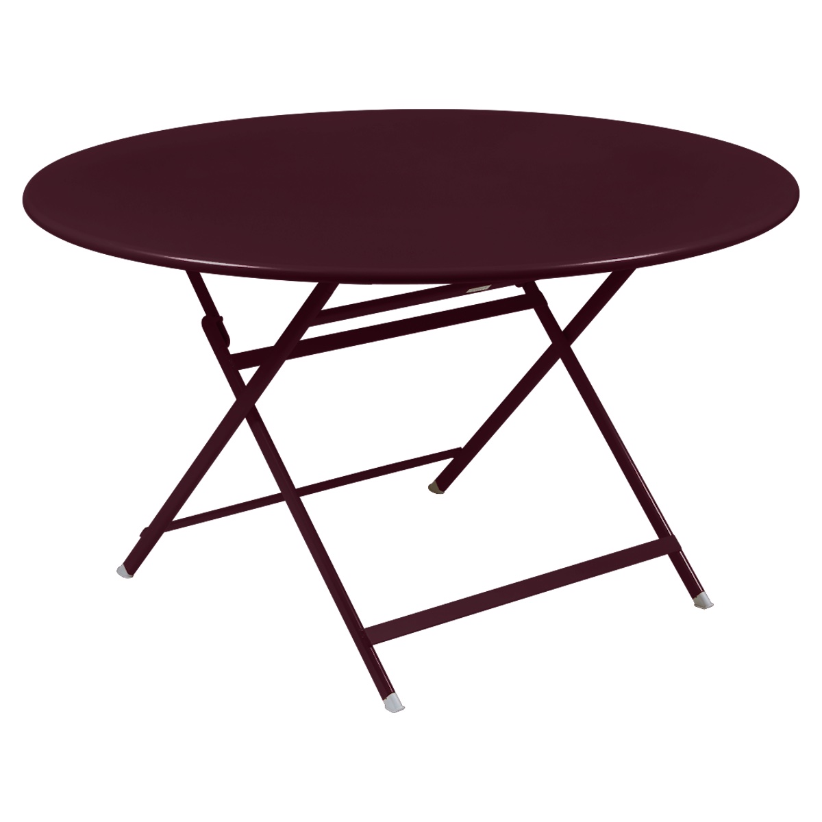 Table ronde 128cm CARACTERE Fermob Cerise noire