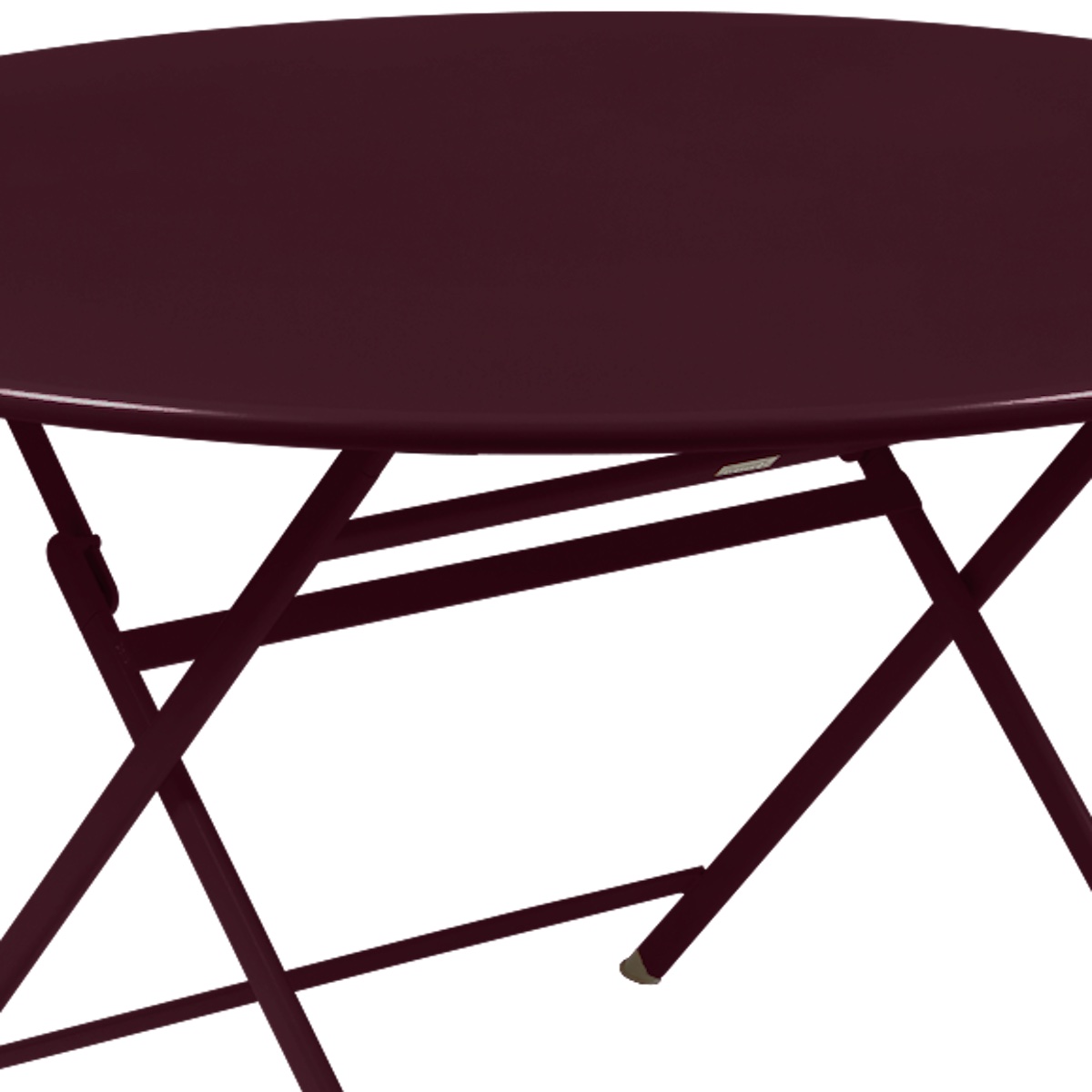 Table ronde 128cm CARACTERE Fermob Cerise noire