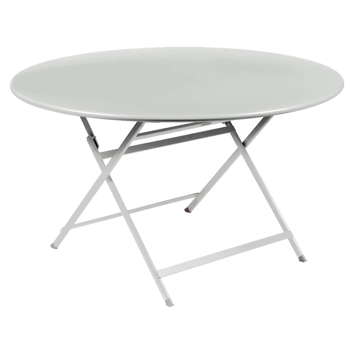 Table ronde 128cm CARACTERE Fermob gris argile