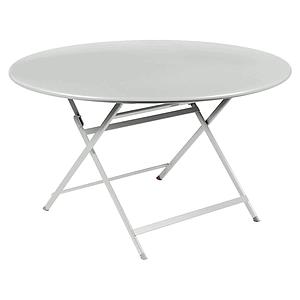 Table ronde 128cm CARACTERE Fermob gris argile
