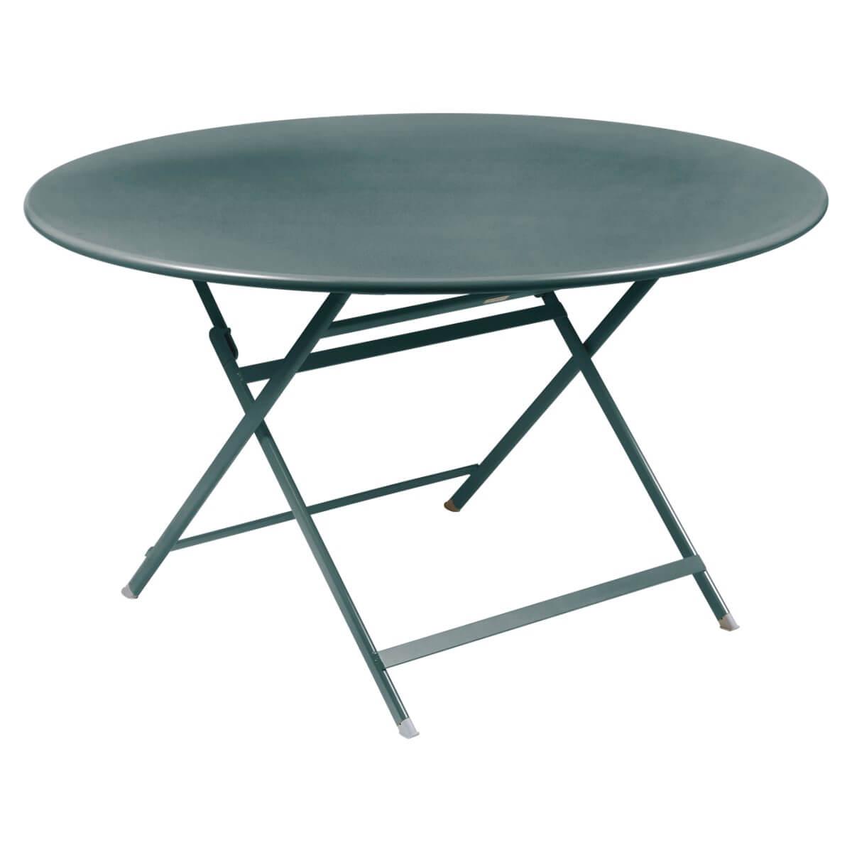 Table ronde 128cm CARACTERE Fermob gris orage