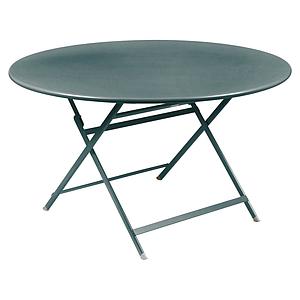 Table ronde 128cm CARACTERE Fermob gris orage