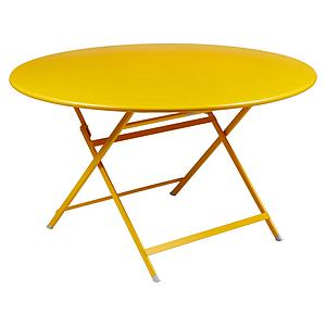 Table ronde 128cm CARACTERE Fermob miel