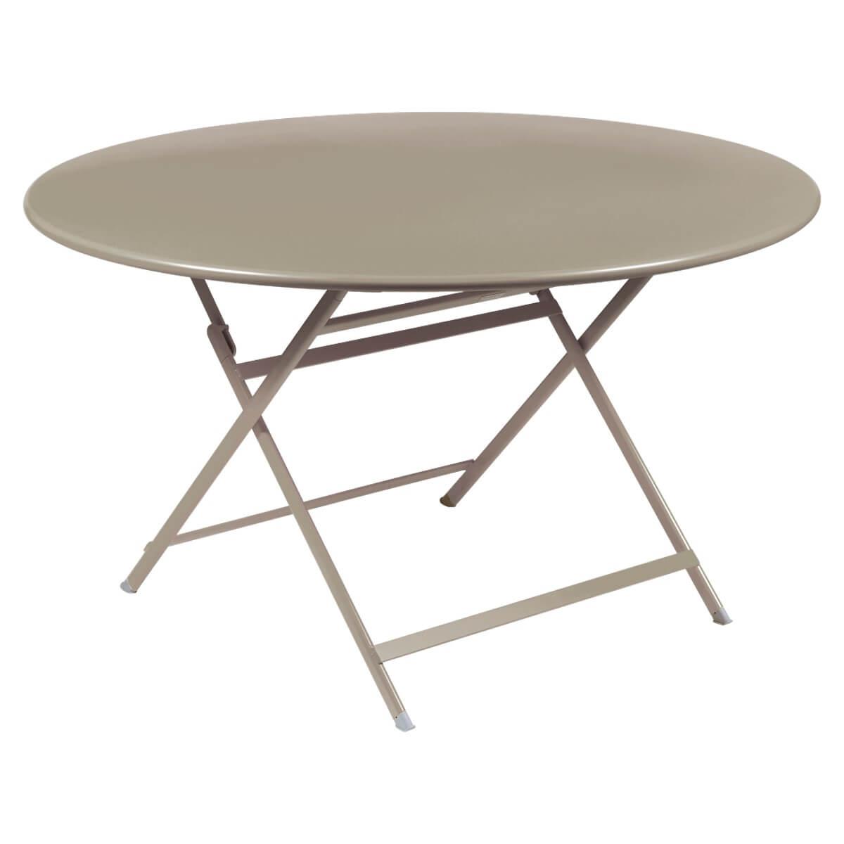 Table ronde 128cm CARACTERE Fermob muscade