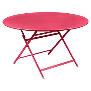 Table ronde 128cm CARACTERE Fermob rose praline