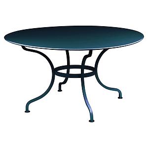 Table ronde 137cm ROMANE Fermob bleu acapulco