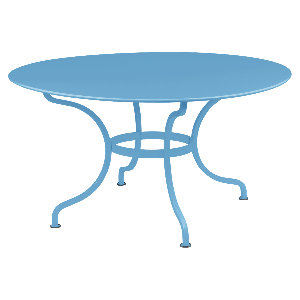 Table ronde 137cm ROMANE Fermob bleu maya