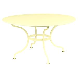 Table ronde 137cm ROMANE Fermob citron givré