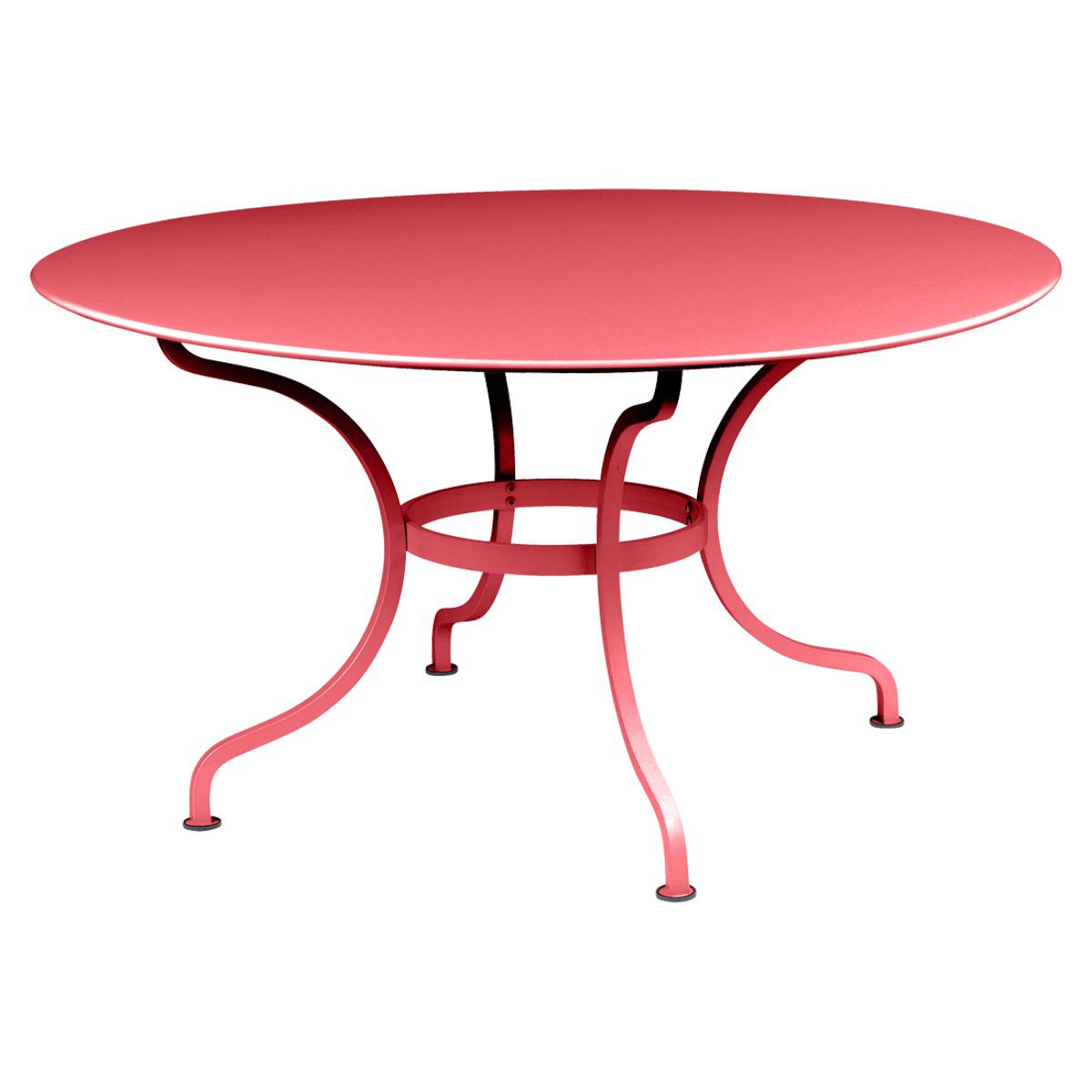Table ronde 137cm ROMANE Fermob coquelicot