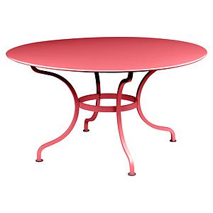 Table ronde 137cm ROMANE Fermob coquelicot