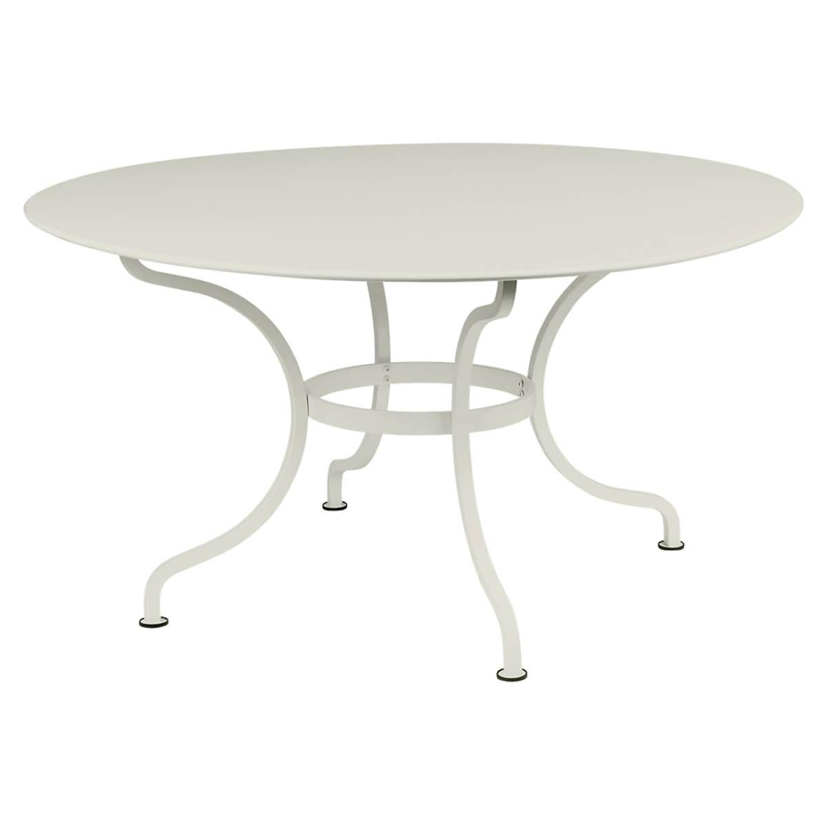 Table ronde 137cm ROMANE Fermob gris argile