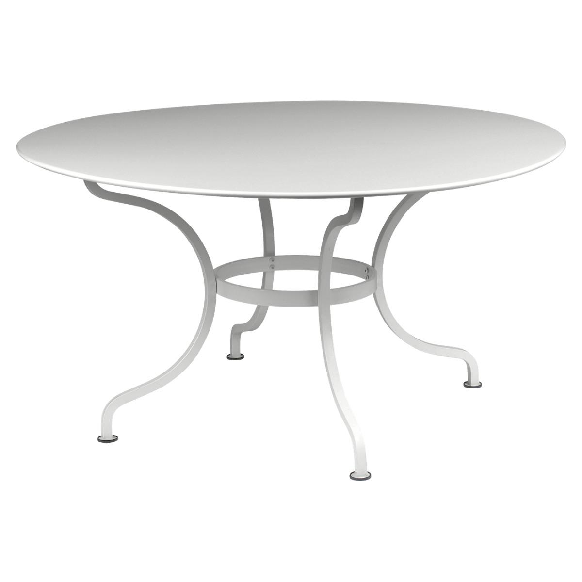 Table ronde 137cm ROMANE Fermob gris métal