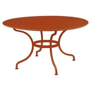 Table ronde 137cm ROMANE Fermob orange confite