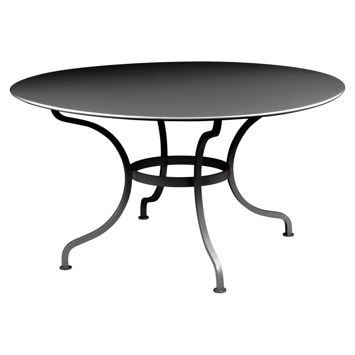 Table ronde 137cm ROMANE Fermob réglisse