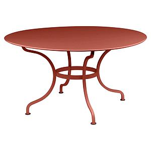Table ronde 137cm ROMANE Fermob Rouge Ocre