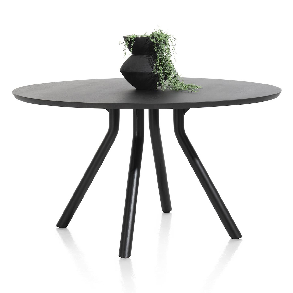 Table ronde 140cm ARVADA Xooon Noir Pied Central court