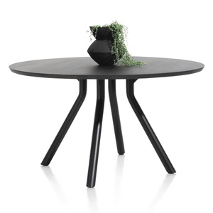 Table ronde 140cm ARVADA Xooon Noir Pied Central court