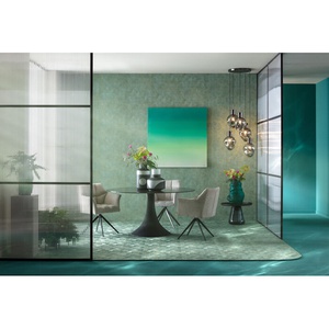 Table ronde 150cm GRANDE POSSIBILITA Kare Design noir bubble