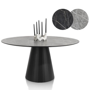 Table ronde 150x120cm ARABAX Xooon Onyx