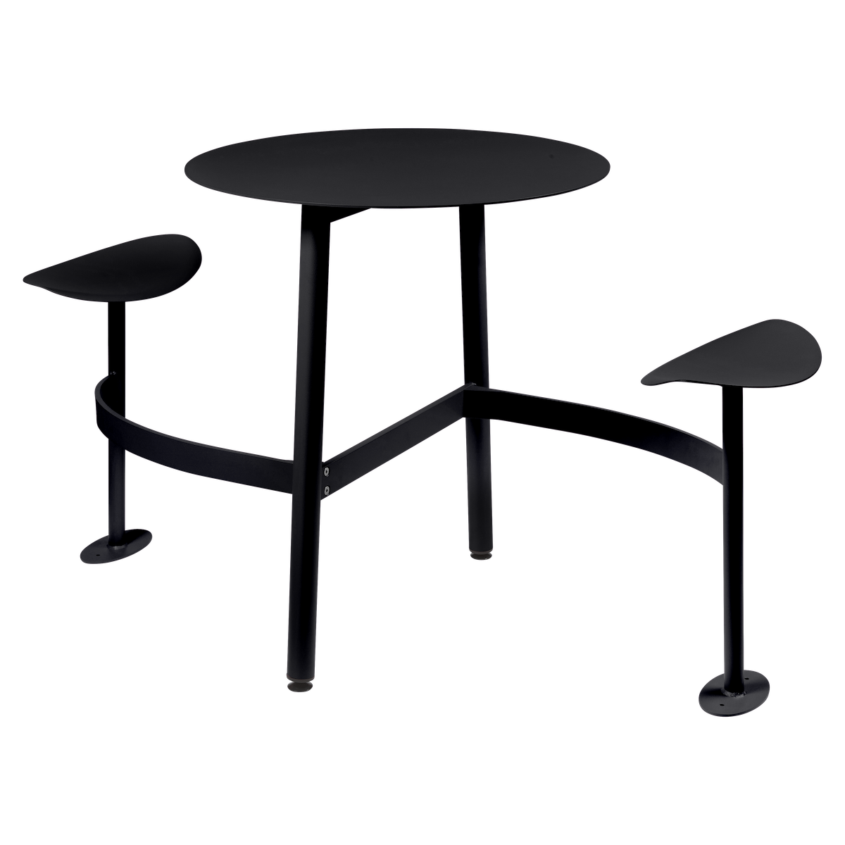 Table ronde 2 places BOLDER Fermob carbone