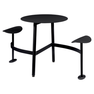 Table ronde 2 places BOLDER Fermob carbone
