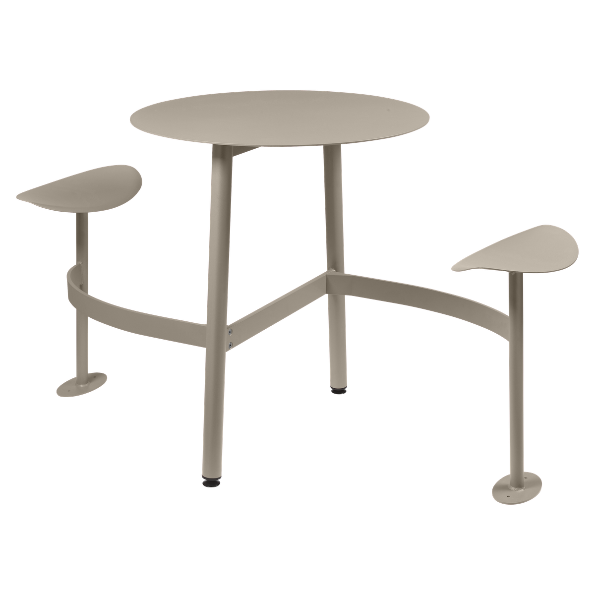 Table ronde 2 places BOLDER Fermob muscade
