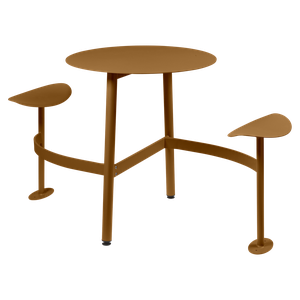 Table ronde 2 places BOLDER Fermob pain d'épices