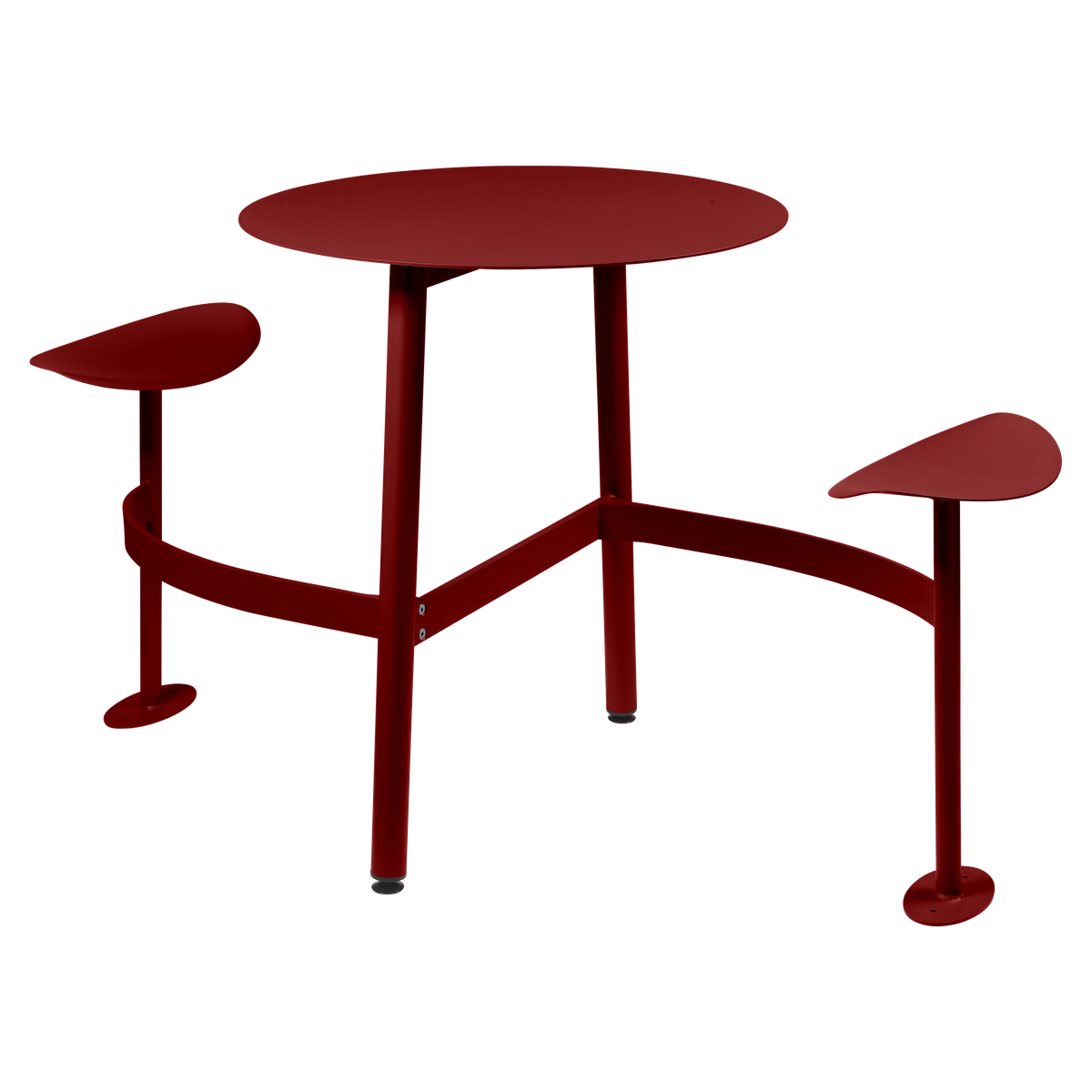Table ronde 2 places BOLDER Fermob piment