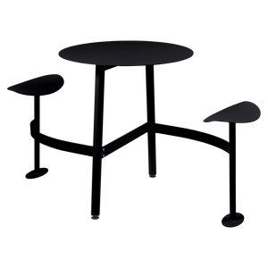 Table ronde 2 places BOLDER Fermob réglisse