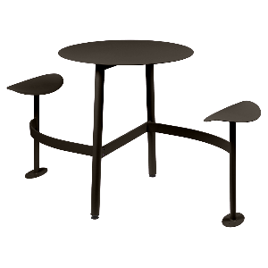 Table ronde 2 places BOLDER Fermob tonka 