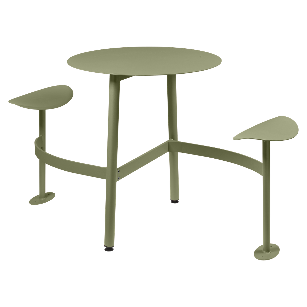 Table ronde 2 places BOLDER Fermob vert tilleul