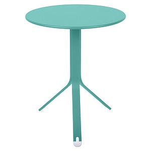 Table ronde 60cm REST'O Fermob bleu lagune