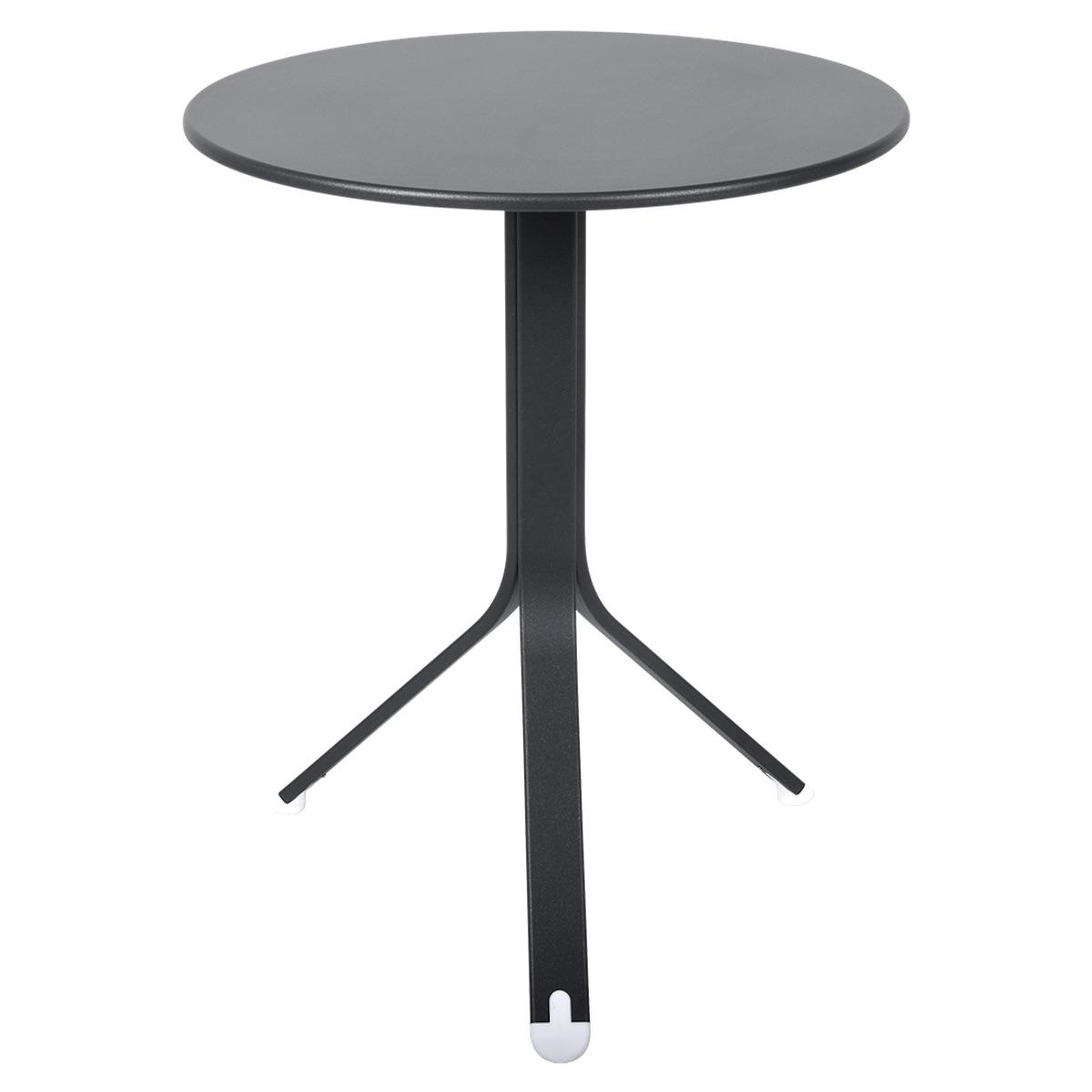 Table ronde 60cm REST'O Fermob carbone