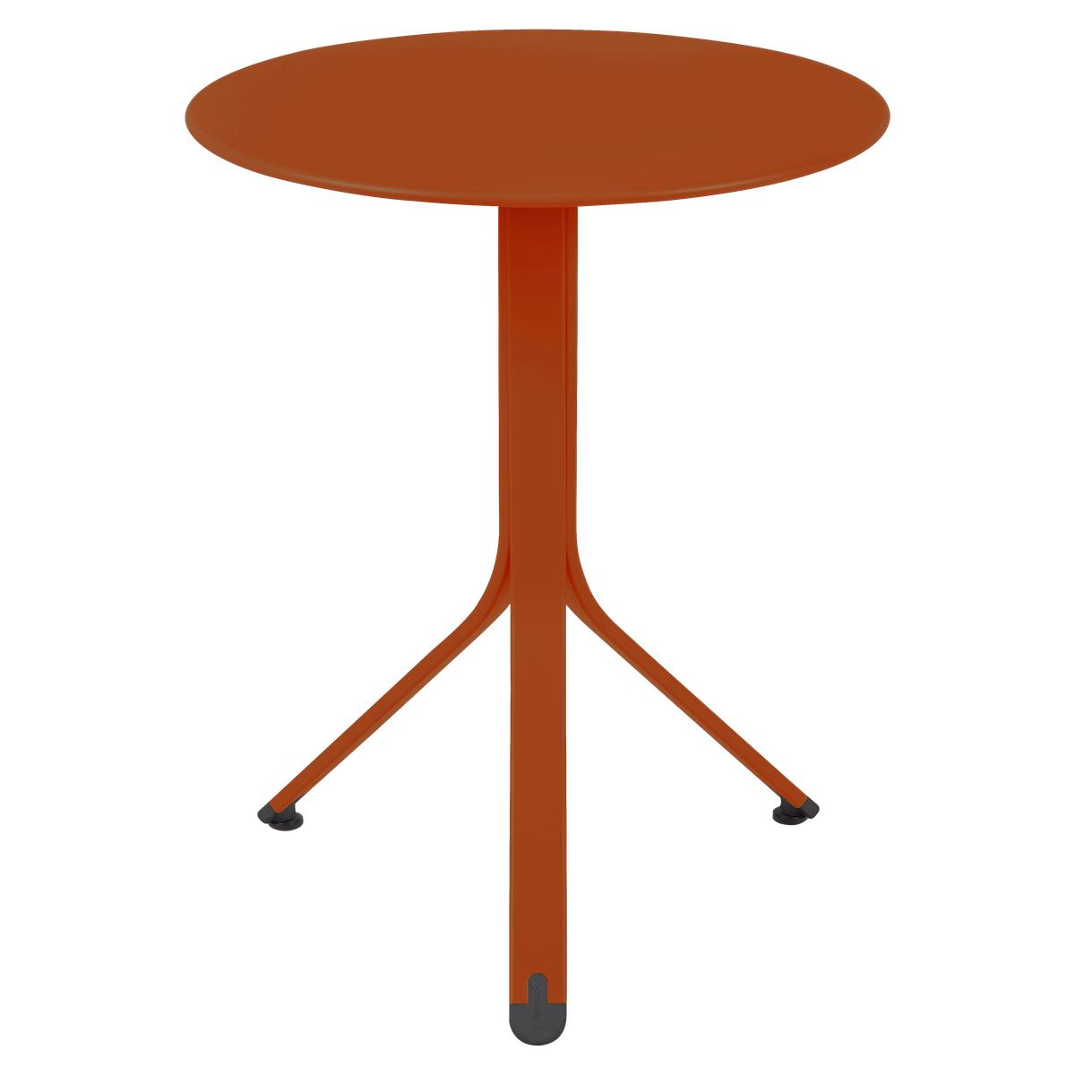Table ronde 60cm REST'O Fermob orange confite