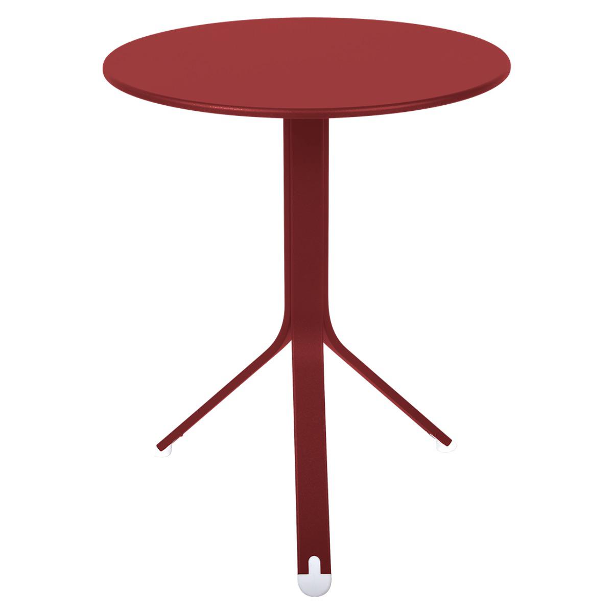 Table ronde 60cm REST'O Fermob piment
