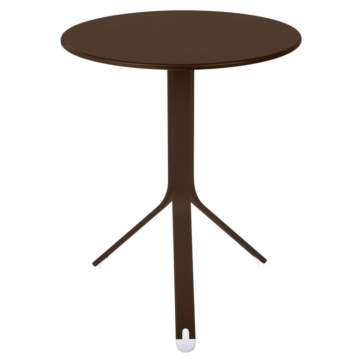 Table ronde 60cm REST'O Fermob rouille