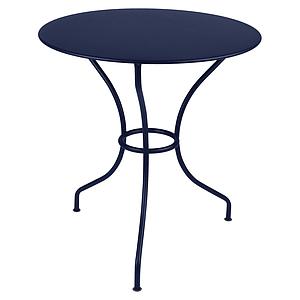 Table ronde 67cm OPERA+ Fermob bleu abysse